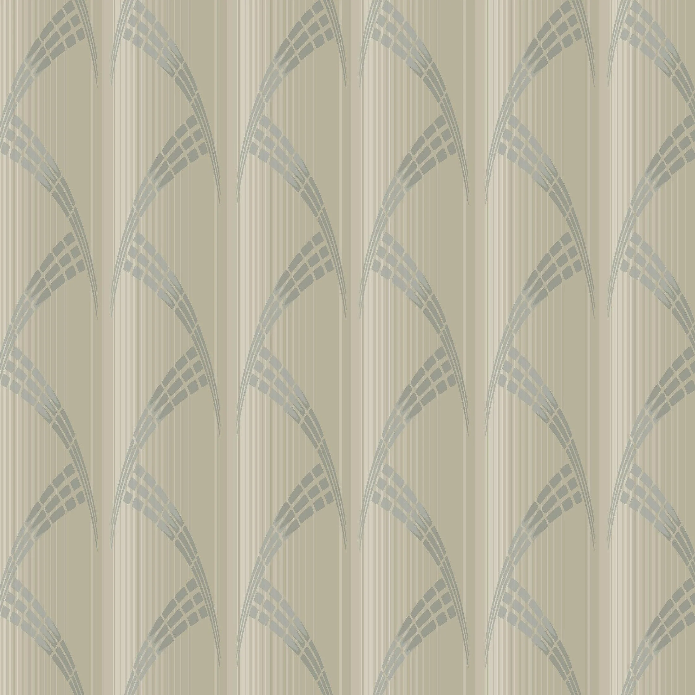 Metropolis Wallpaper // Beige