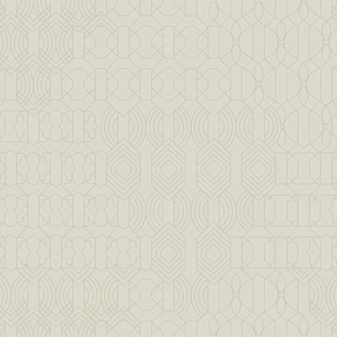 Modern Chandelier Wallpaper // Cream