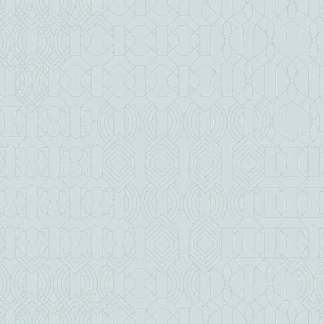 Modern Chandelier Wallpaper // Light Blue