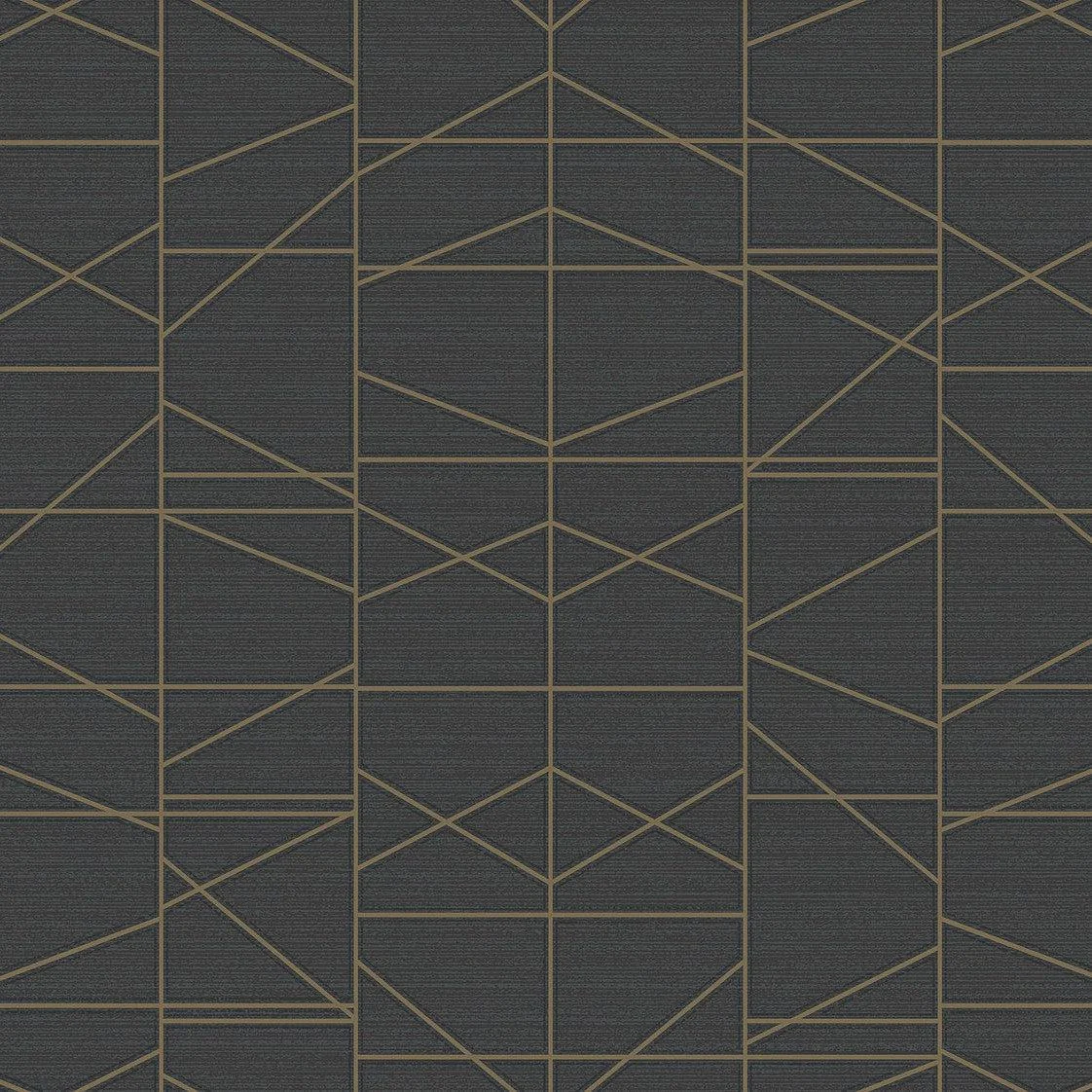 Modern Perspective Wallpaper // Gold