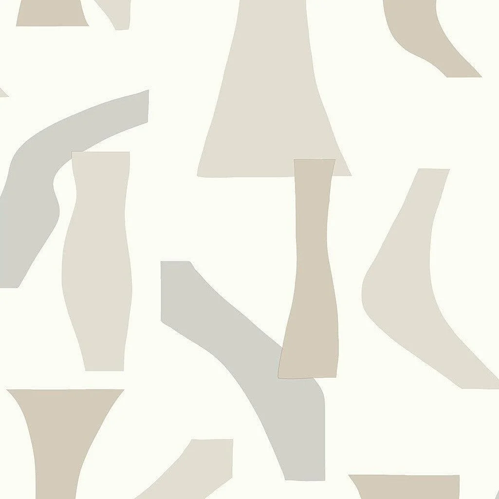 Modernist Peel & Stick Wallpaper // Neutral