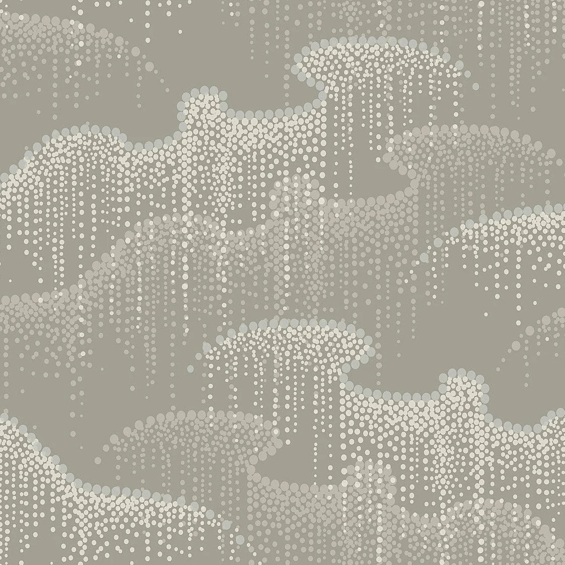Moonlight Pearls Wallpaper // Taupe