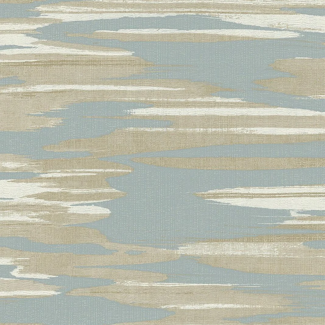 Nimbus Wallpaper // Blue & Cream