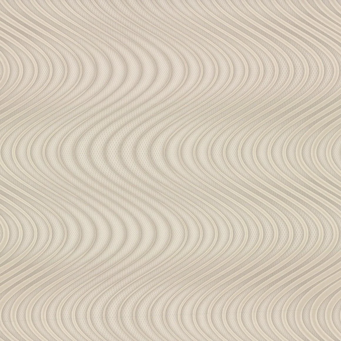 Ocean Swell Wallpaper // Taupe & Beige