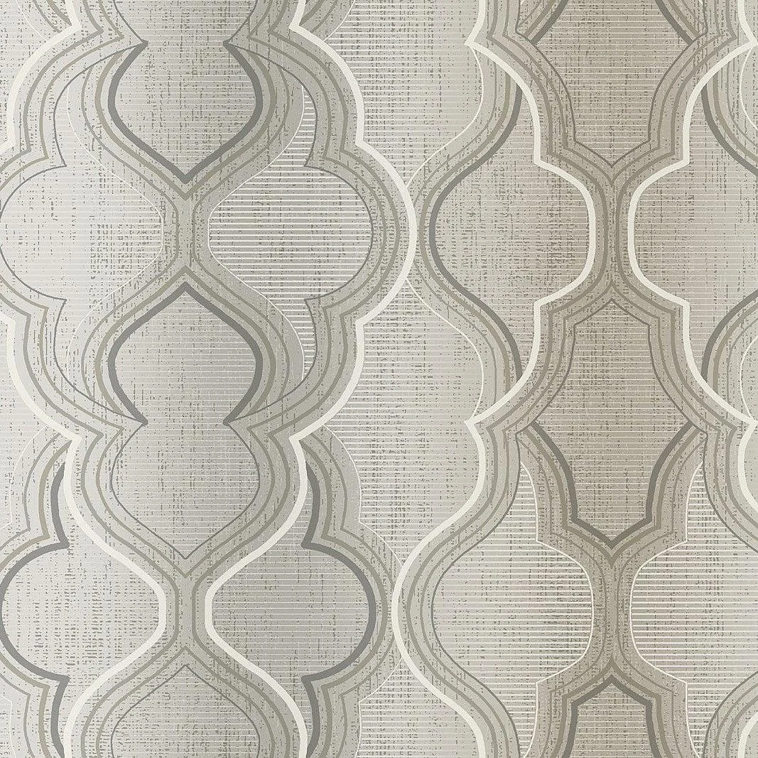 Ombre Damask Wallpaper // Neutral