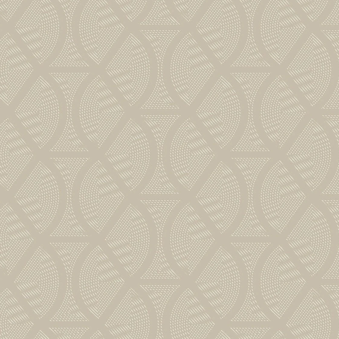 Opposites Attract Wallpaper // Cream