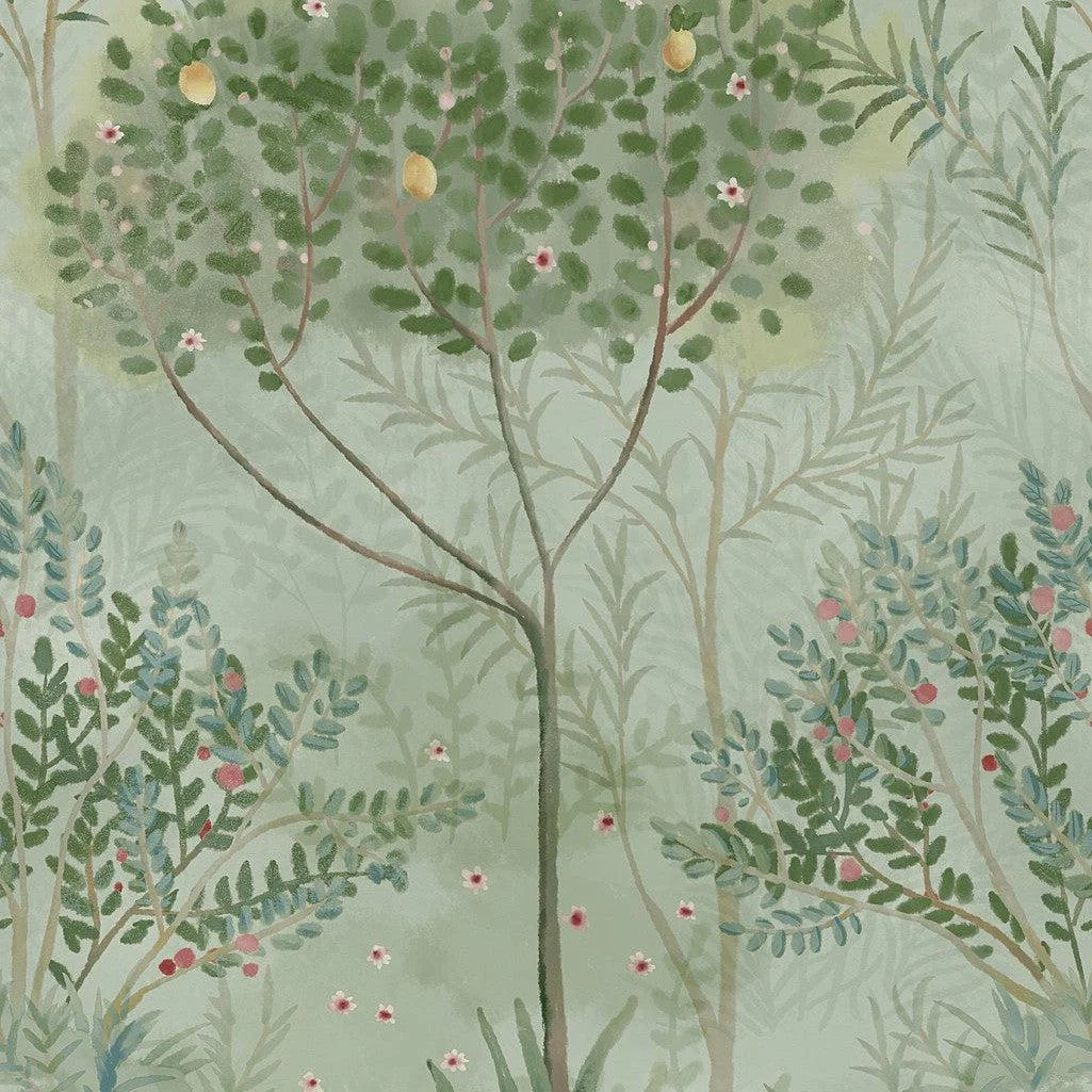 Orchard Wallpaper // Green