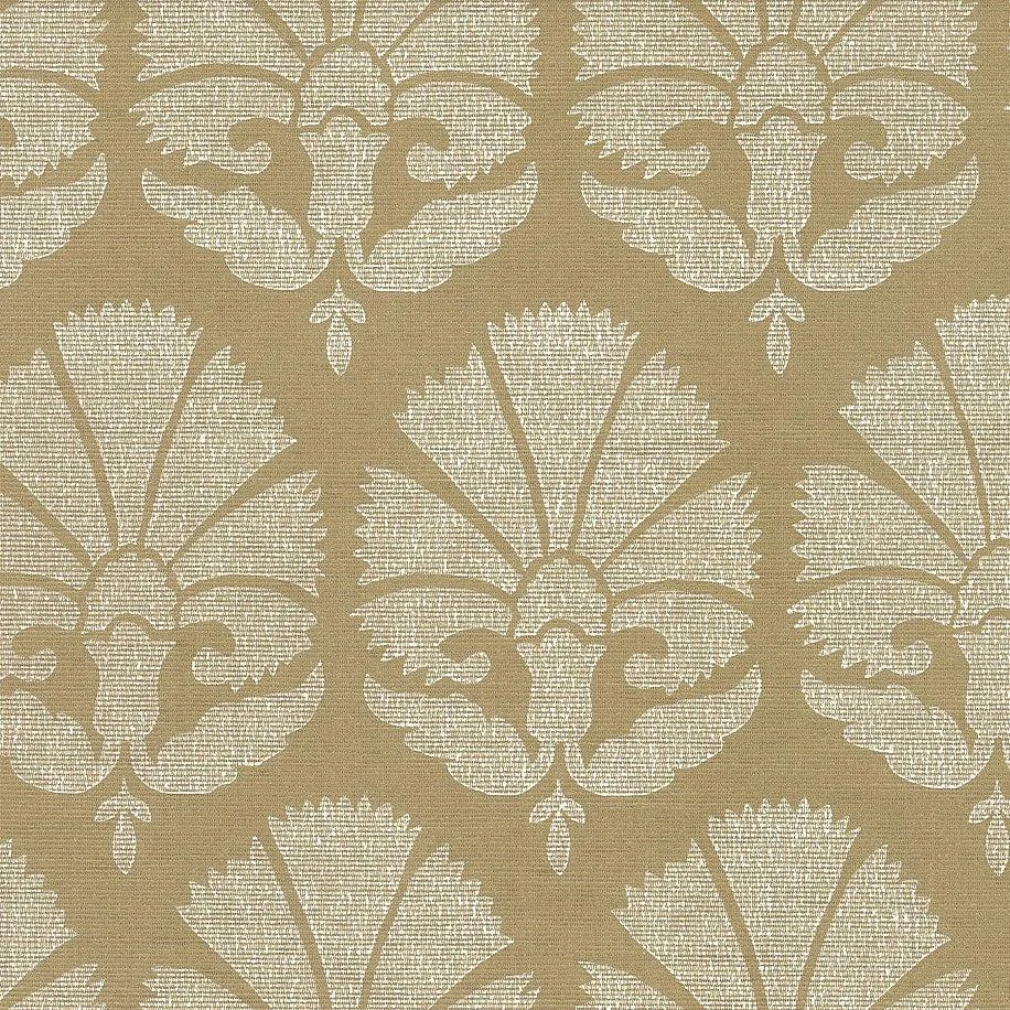 Ottoman Fans Wallpaper // Gold & White