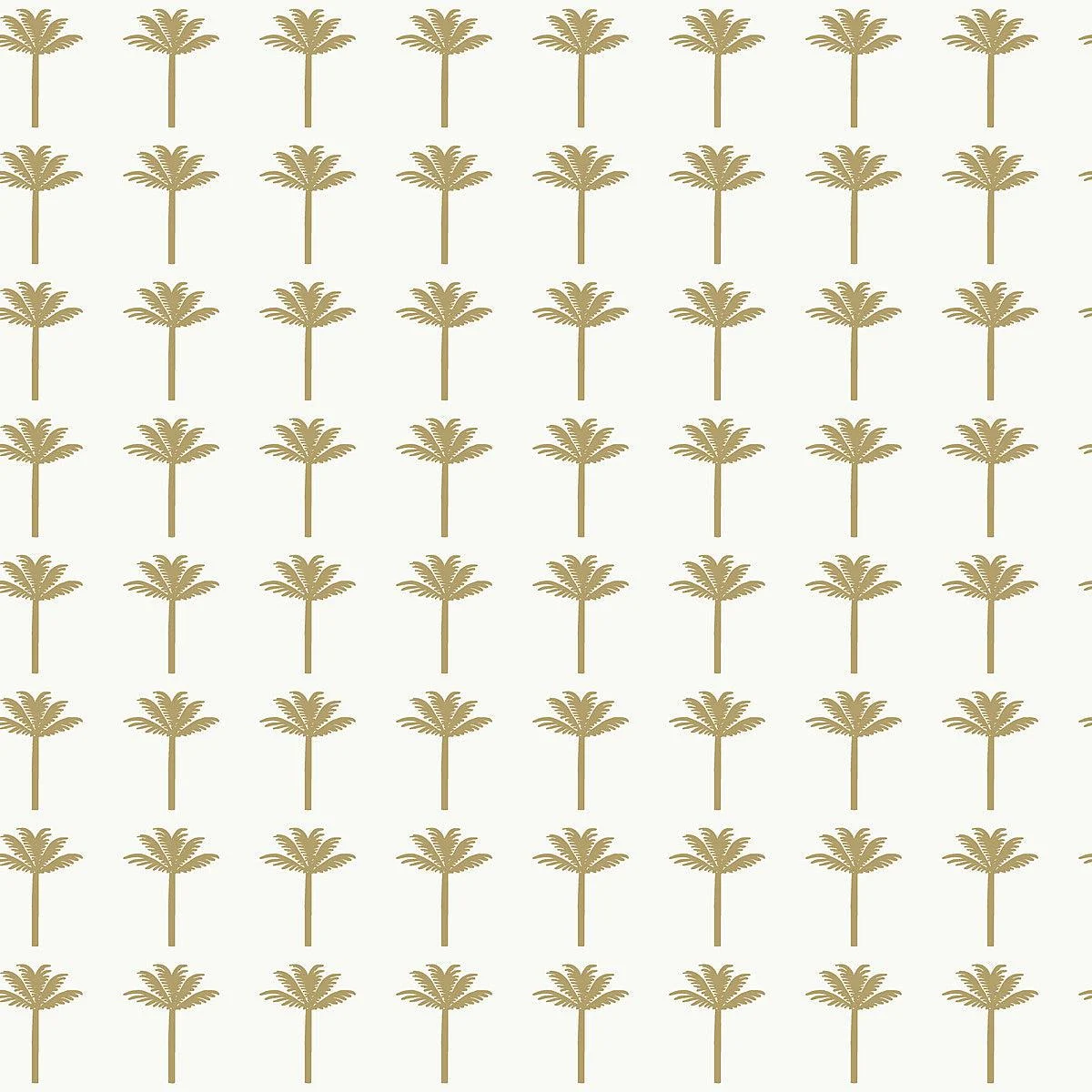 Palm Bay Wallpaper // Gold Metallic