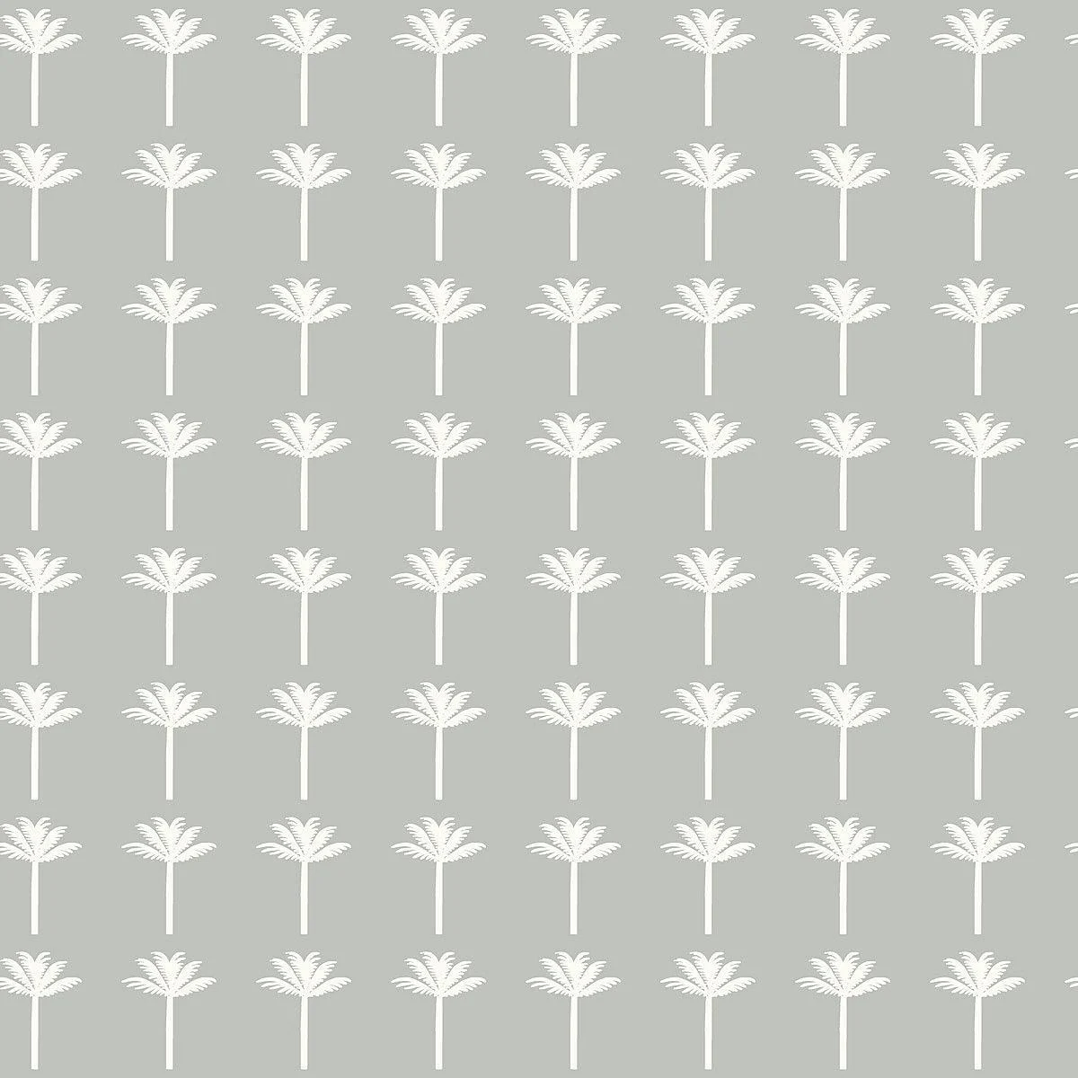 Palm Bay Wallpaper // Grey