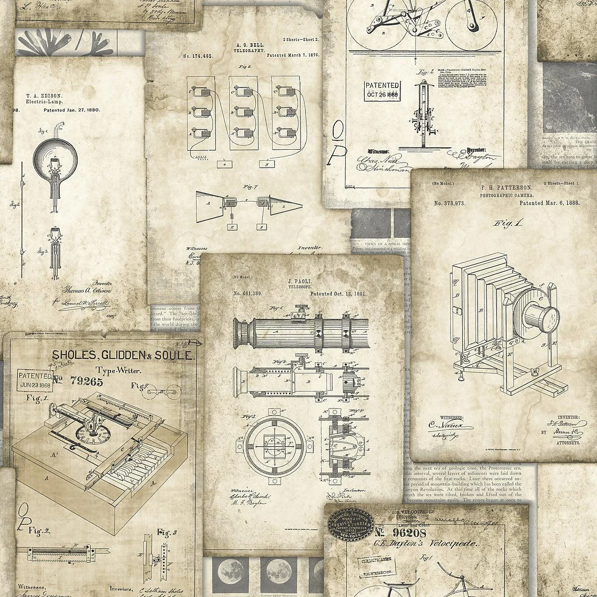 Patent Pending Wallpaper // Tan