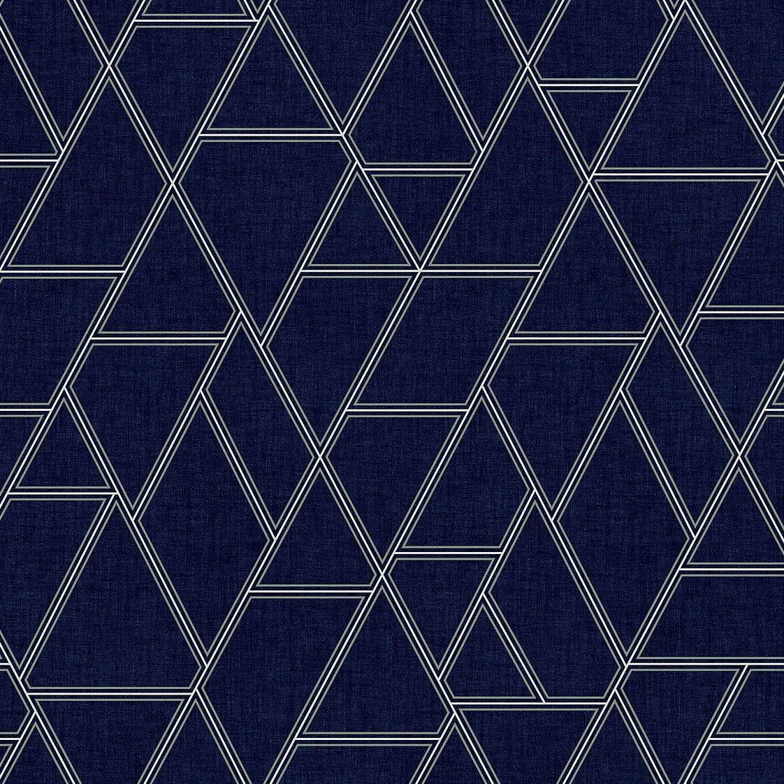 Pathways Wallpaper // Navy