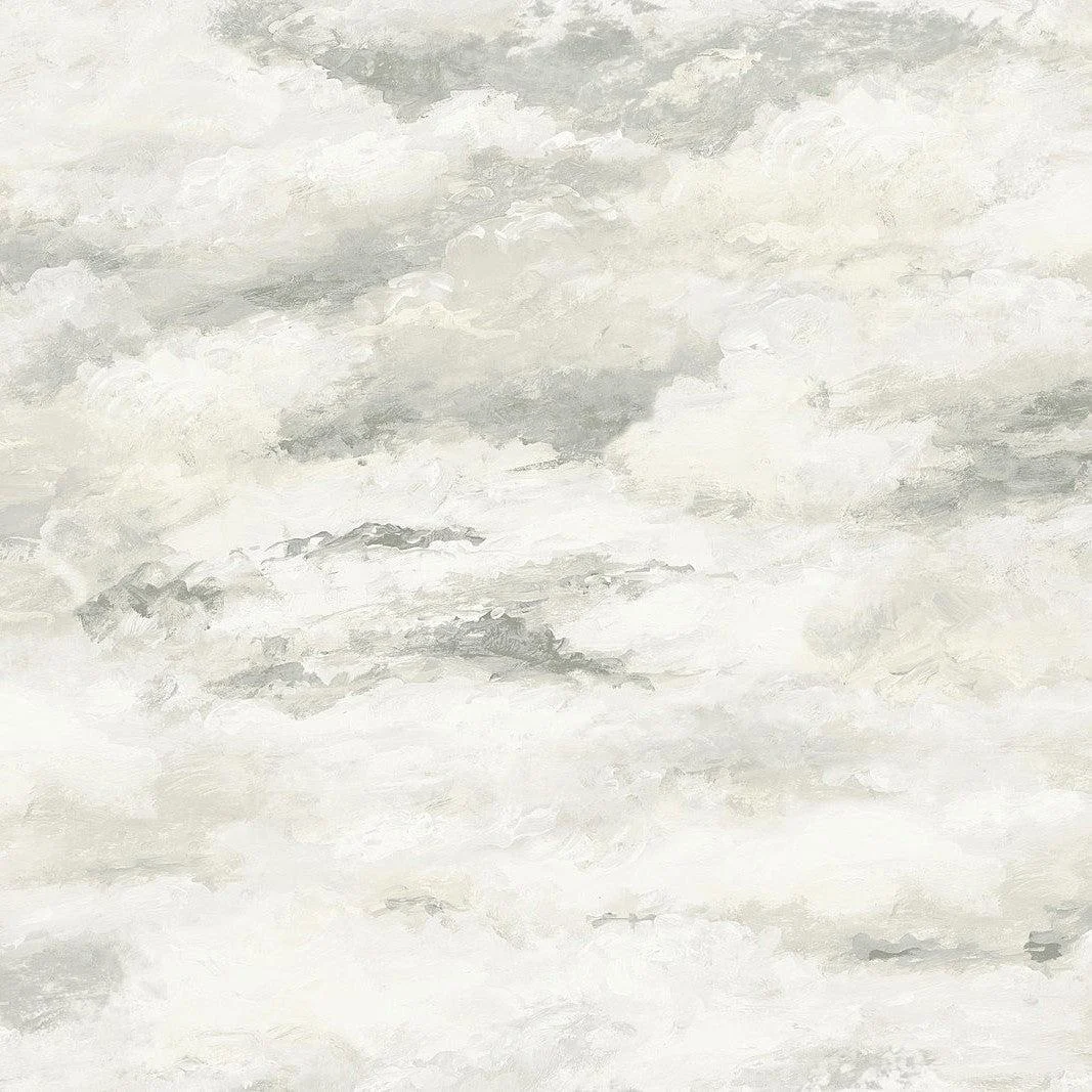 Plein Air Wallpaper // Tan & Grey