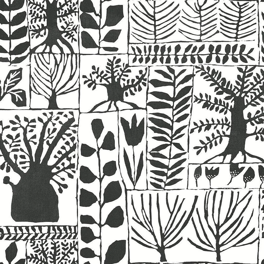 Primitive Trees Wallpaper // Black & White