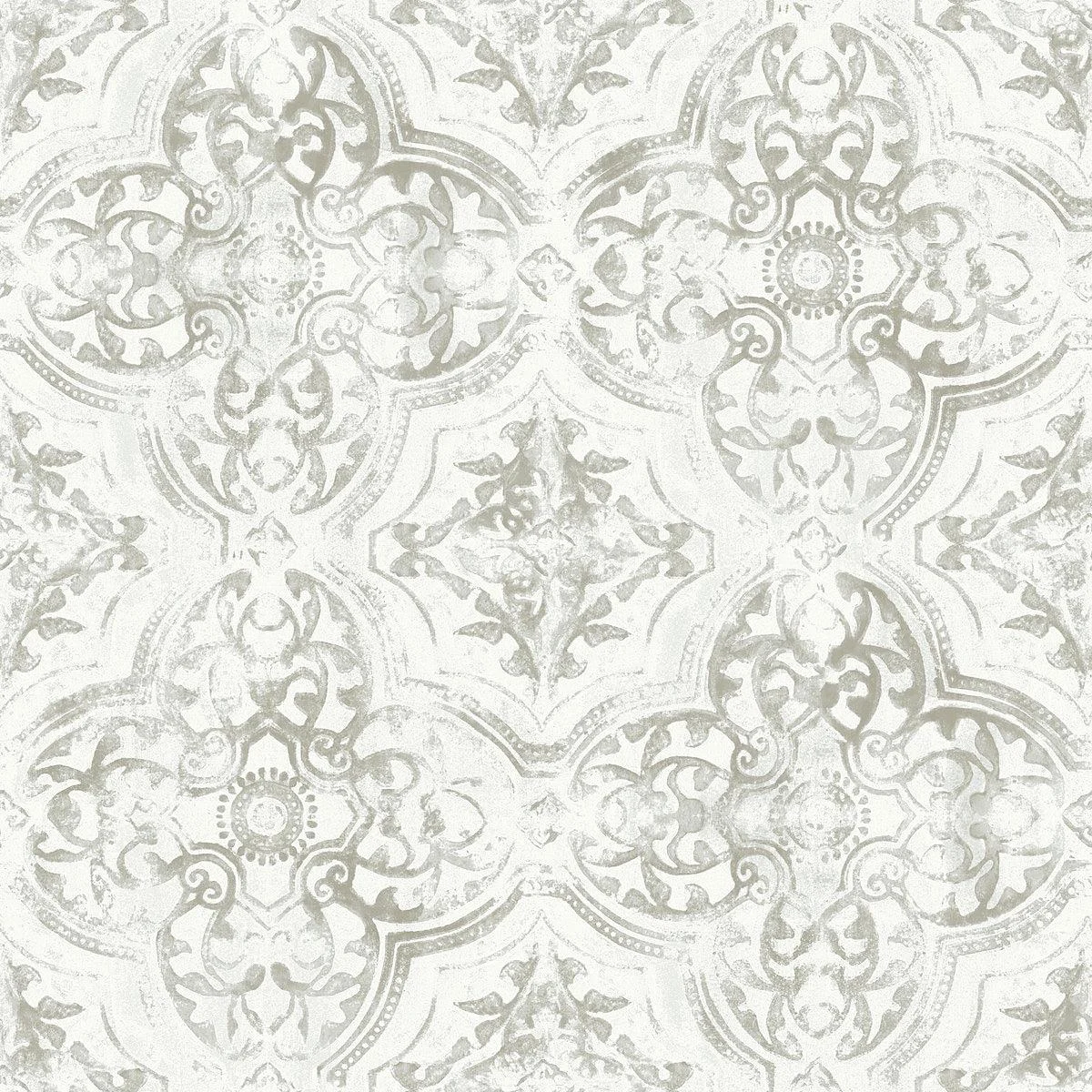 Quartet Wallpaper // White & Neutral