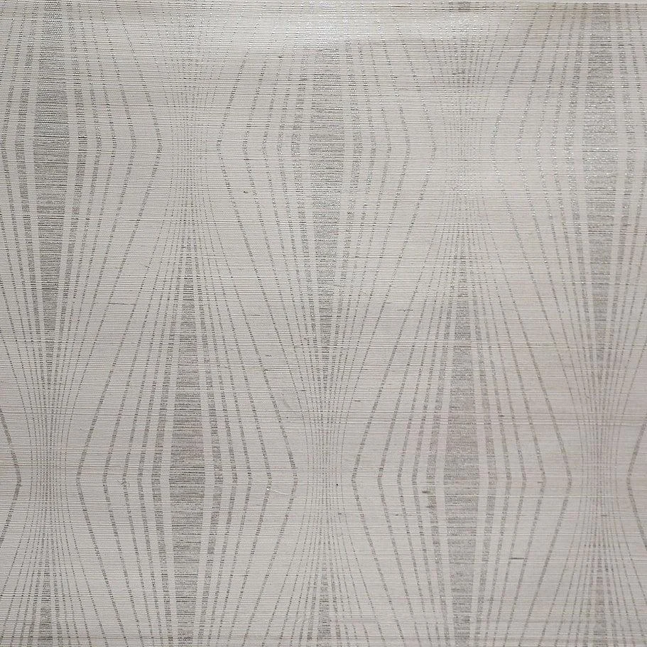 Radiant Wallpaper // Silver & White