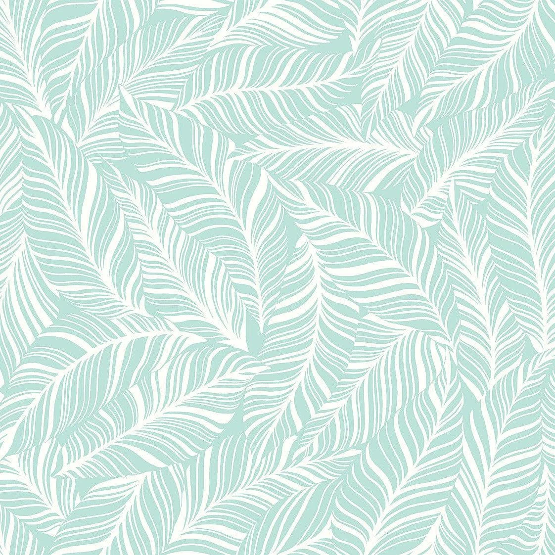 Rainforest Canopy Wallpaper // Aqua