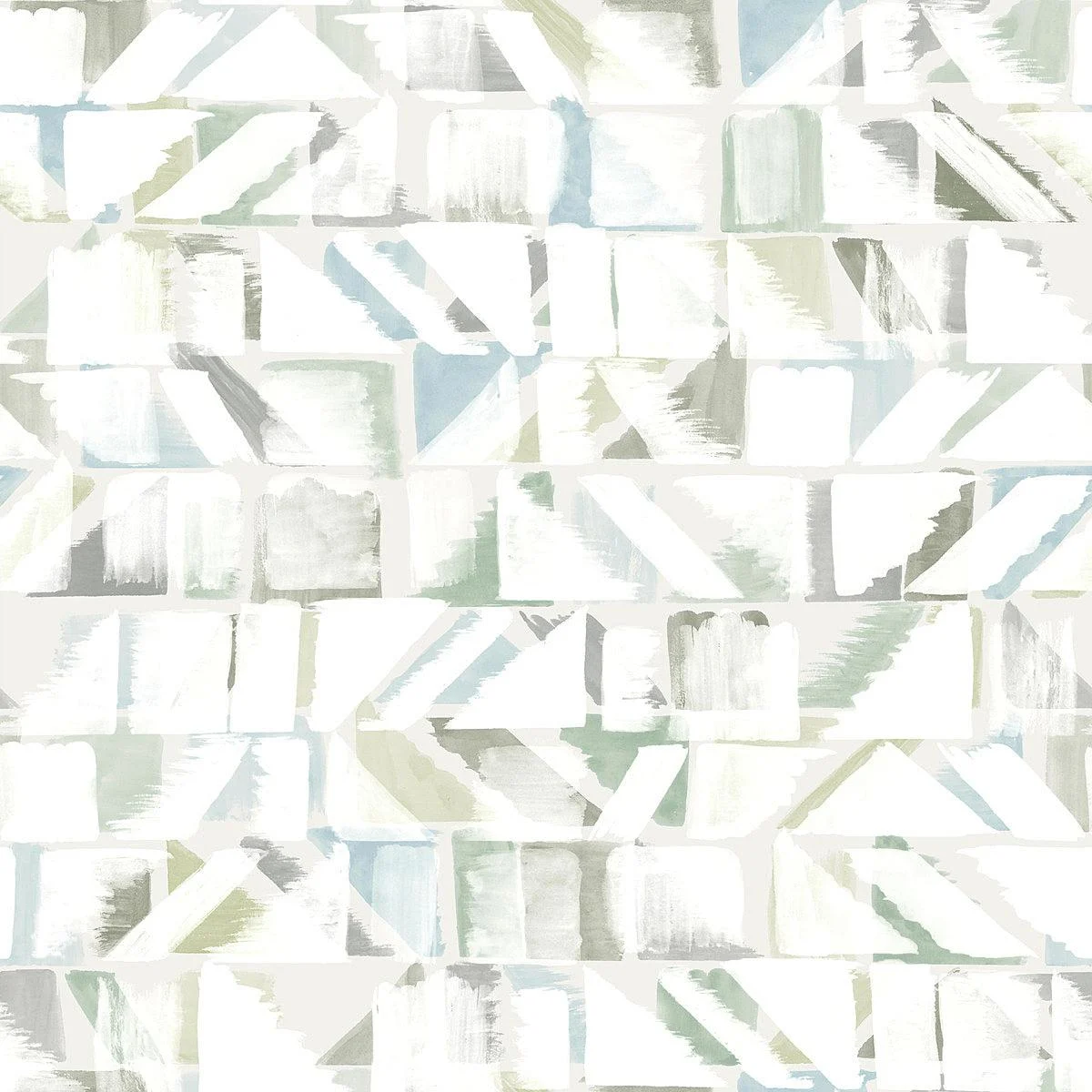 Refraction Peel & Stick Wallpaper // Blue