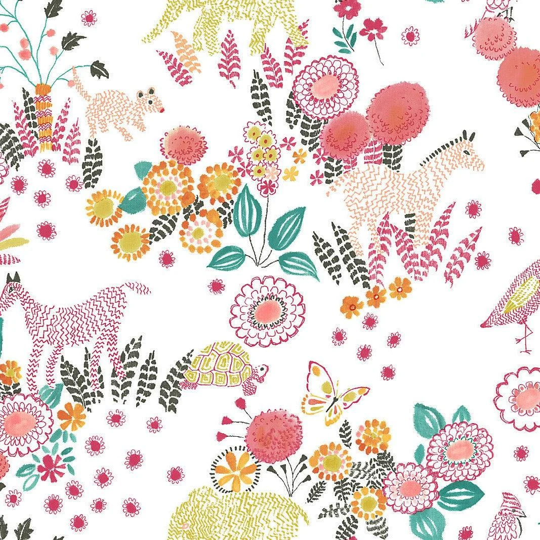 Reverie Peel & Stick Wallpaper // Coral