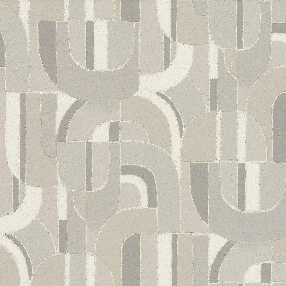 Sculpture Garden Wallpaper // Grey