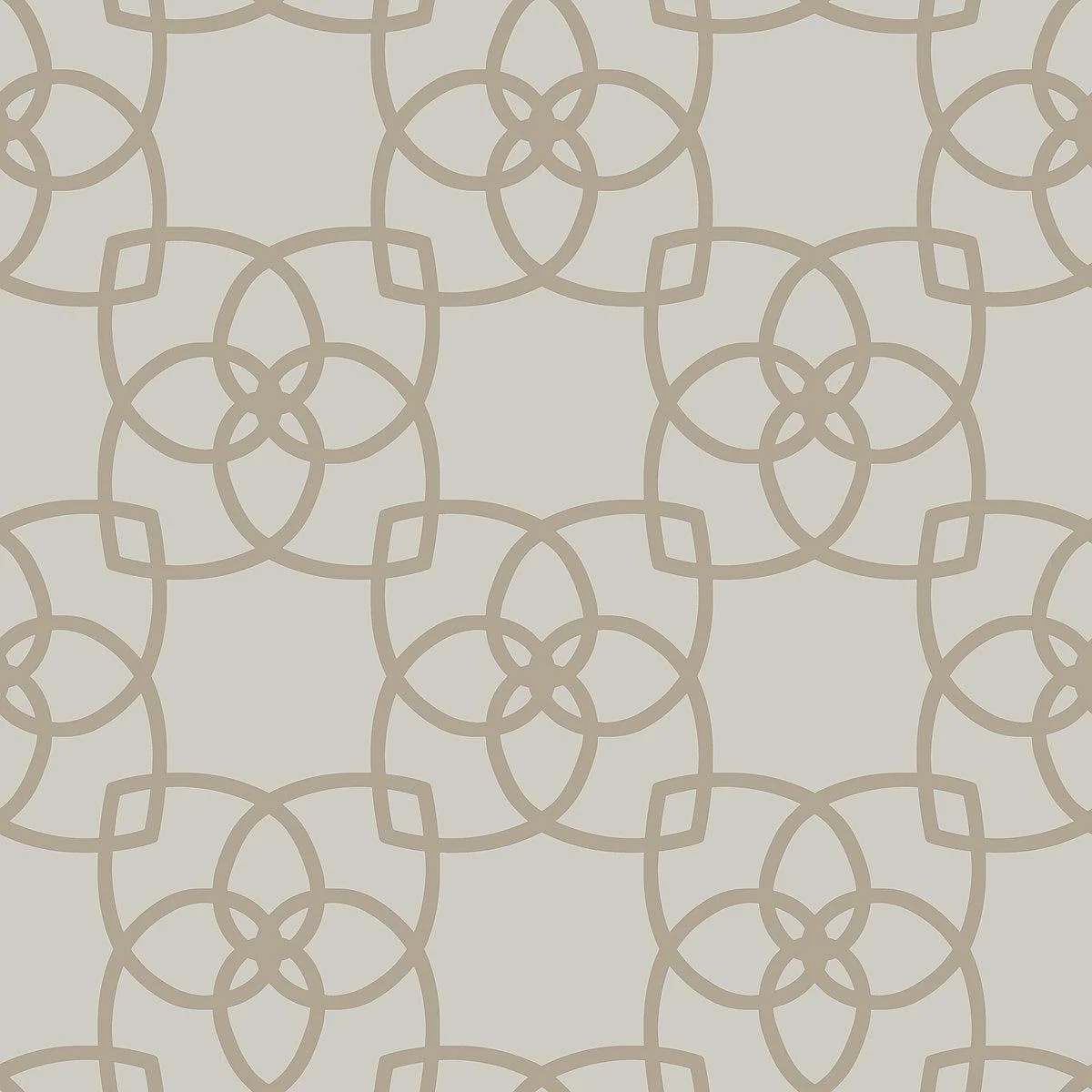Serendipity Wallpaper // Light Grey & Light Brown