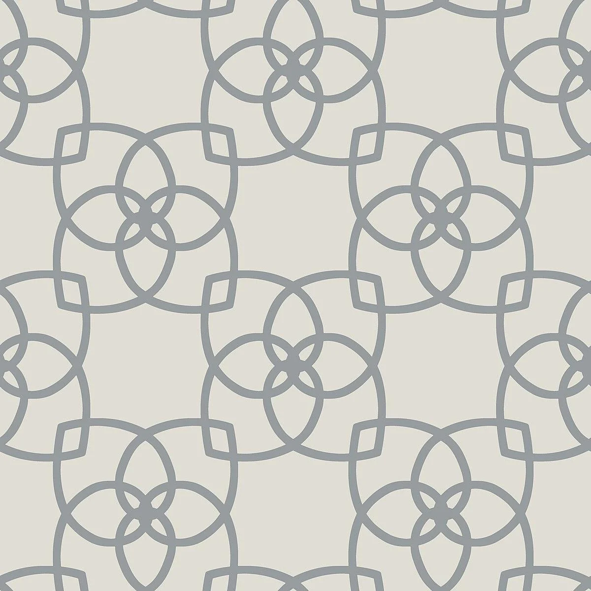 Serendipity Wallpaper // Pale Grey Metallic