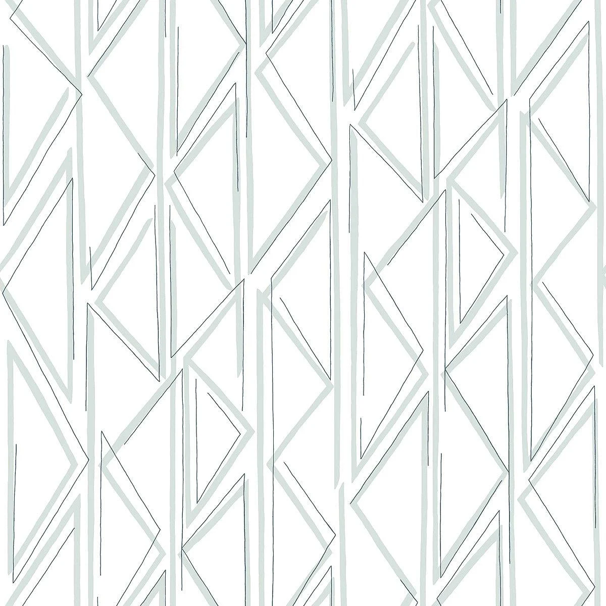 Sideways Sketch Wallpaper // Blue