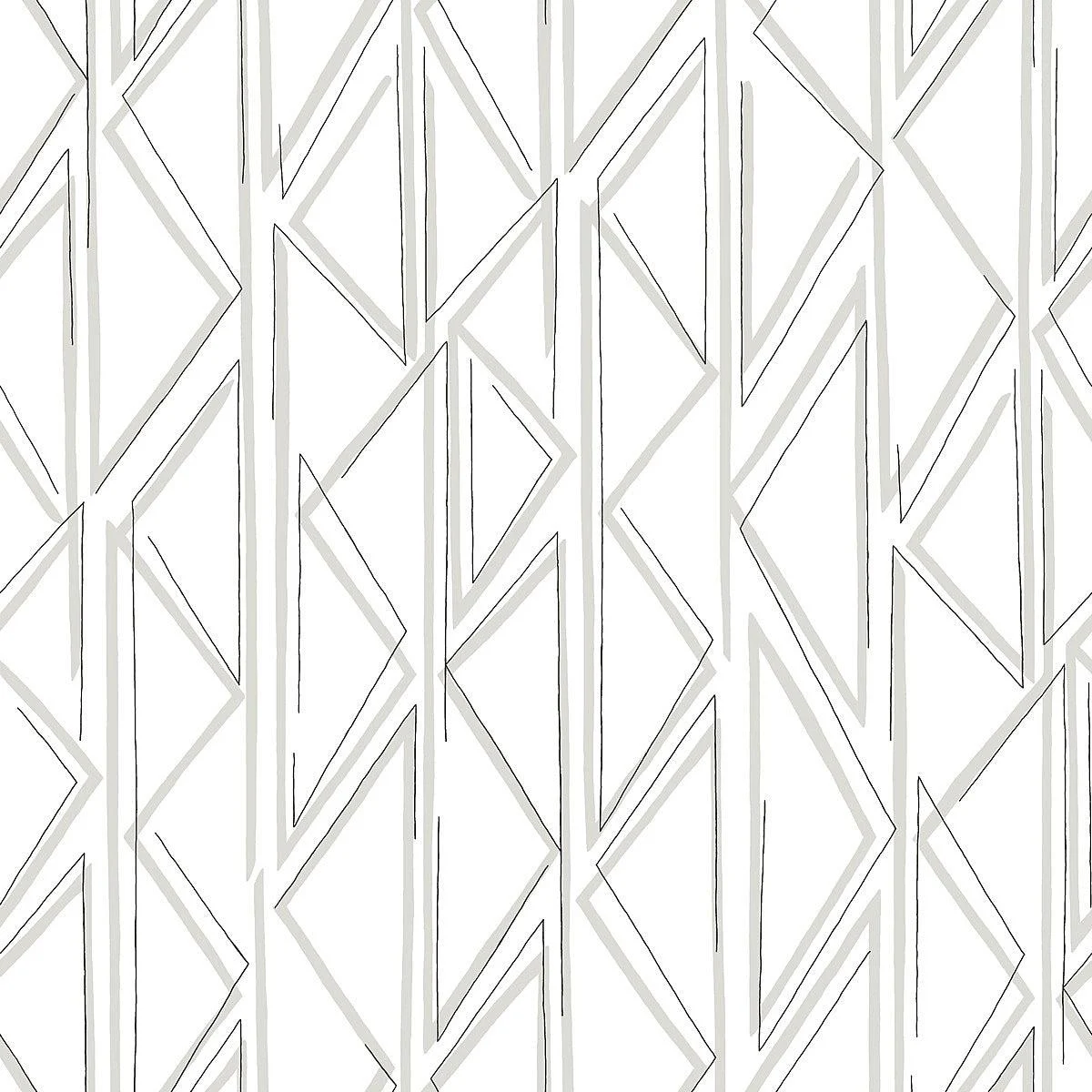 Sideways Sketch Wallpaper // Grey