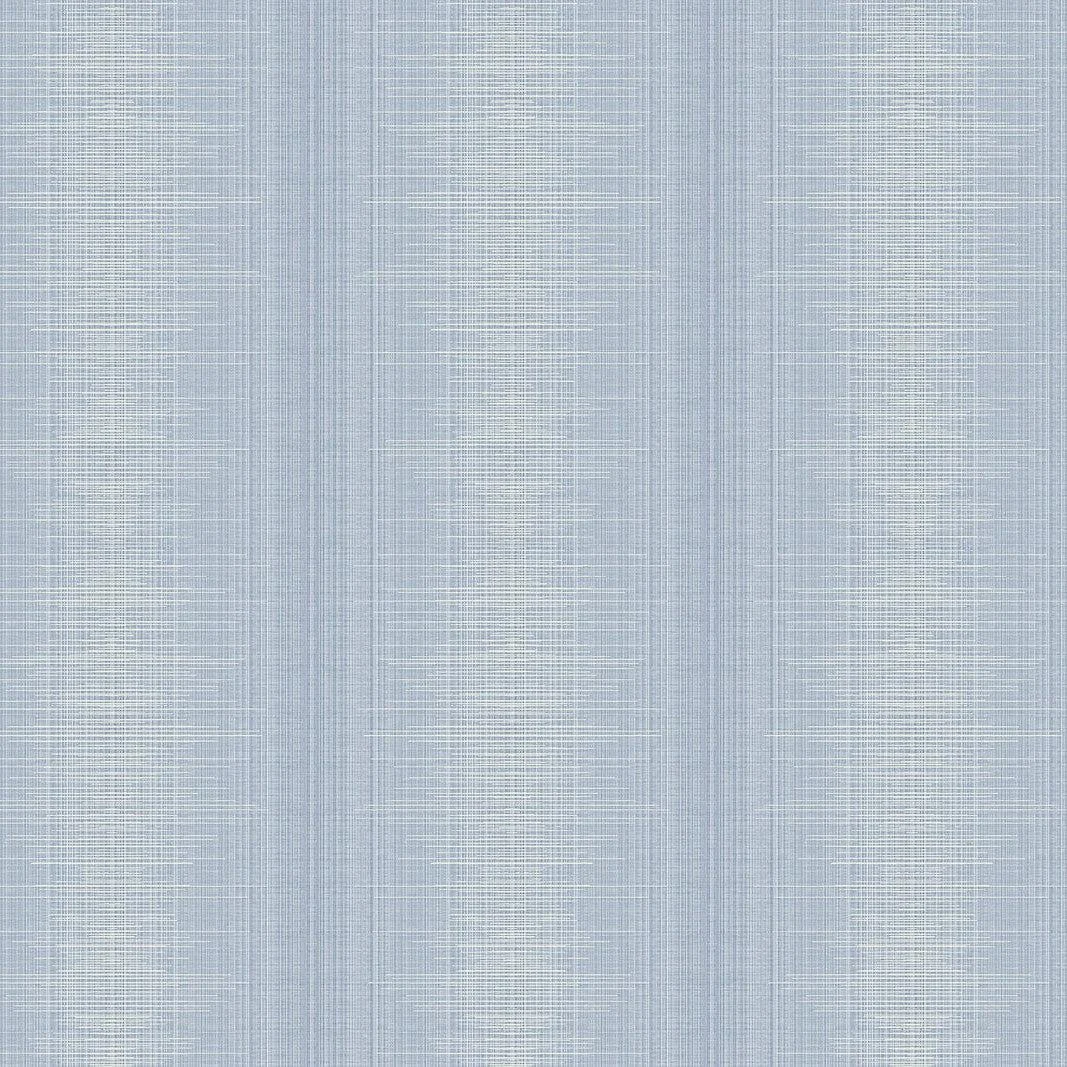 Silk Weave Stripe Wallpaper // Blue