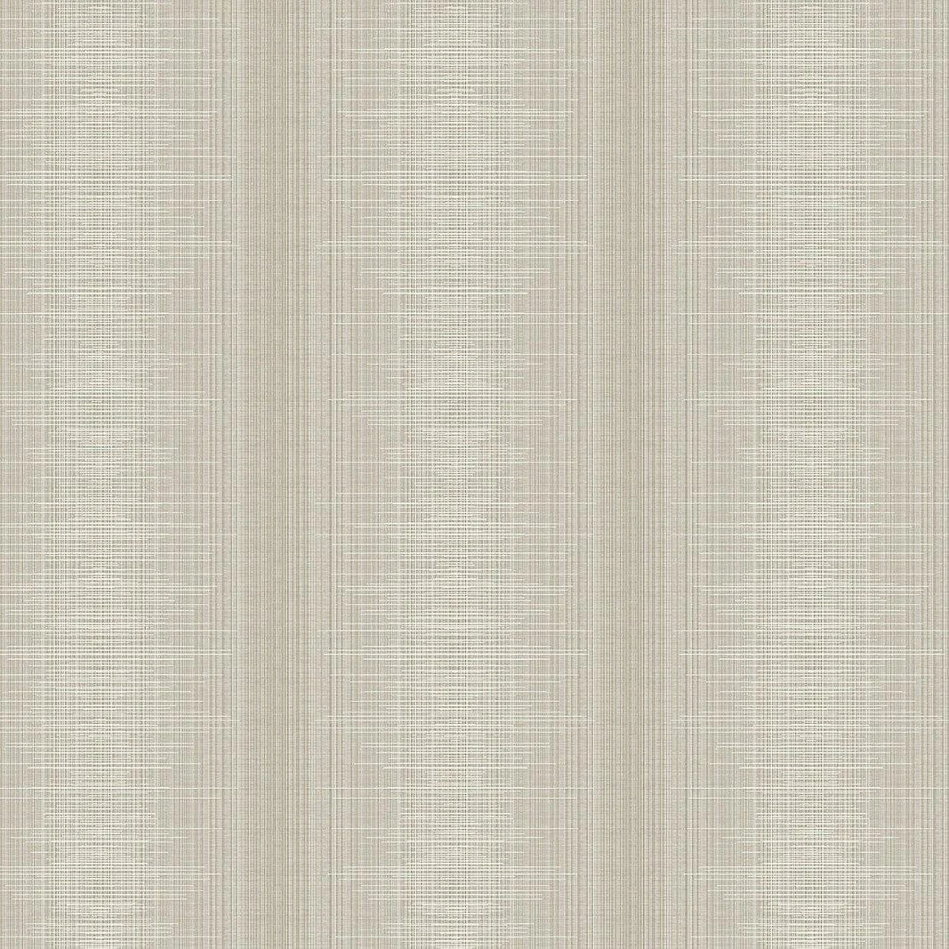 Silk Weave Stripe Wallpaper // Light Brown