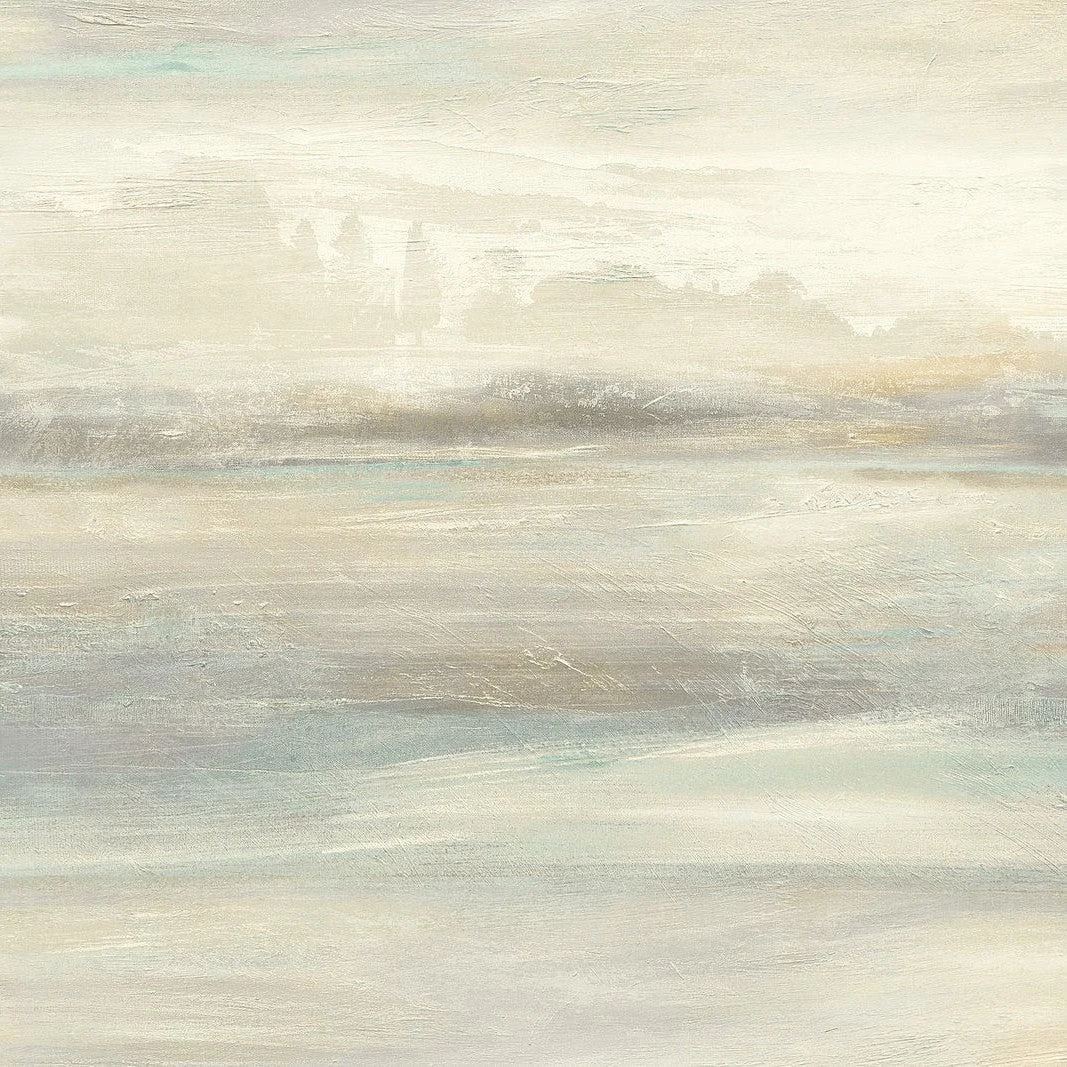 Soothing Mists Scenic Peel & Stick Wallpaper // Blue & Beige
