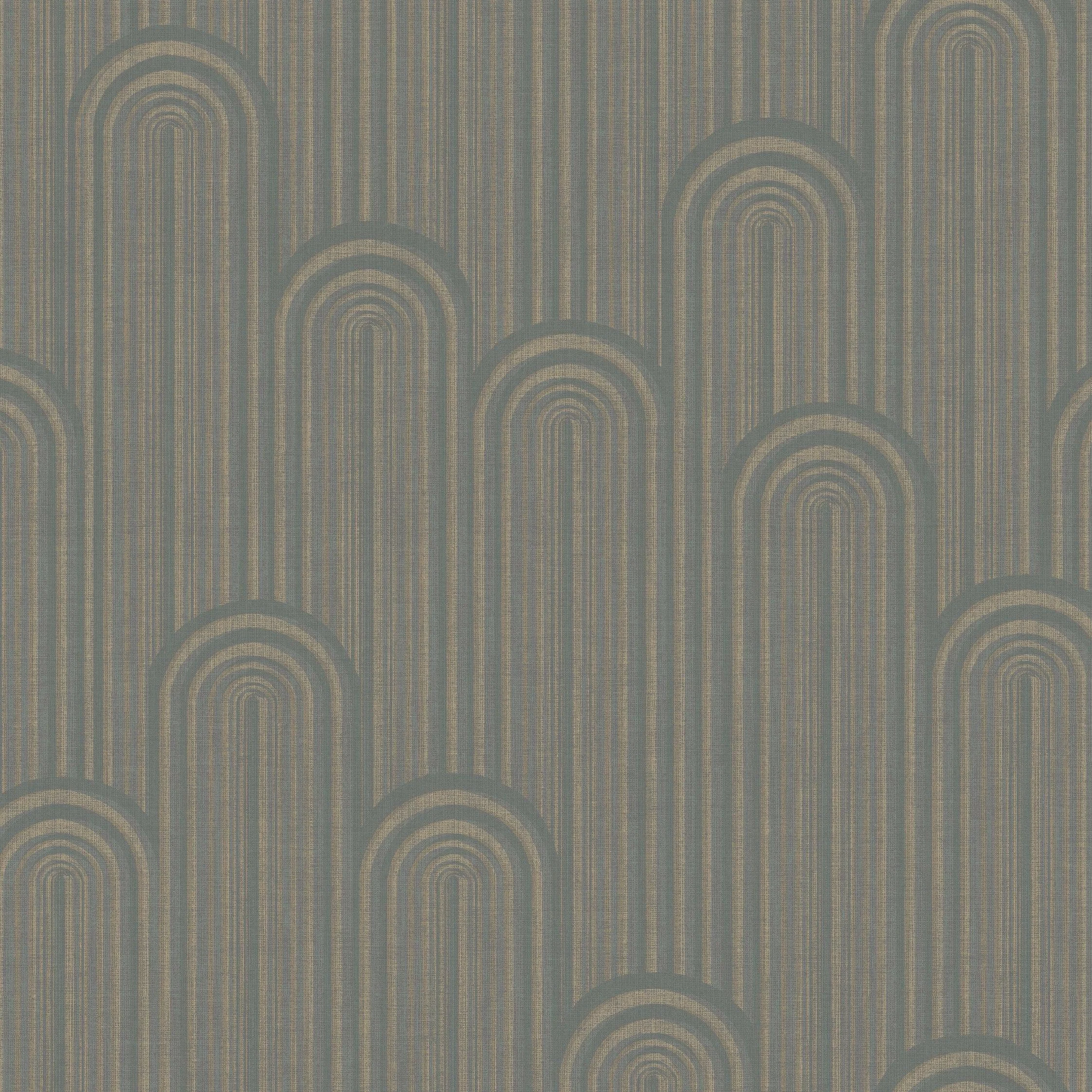 Speakeasy Wallpaper // Black Metallic