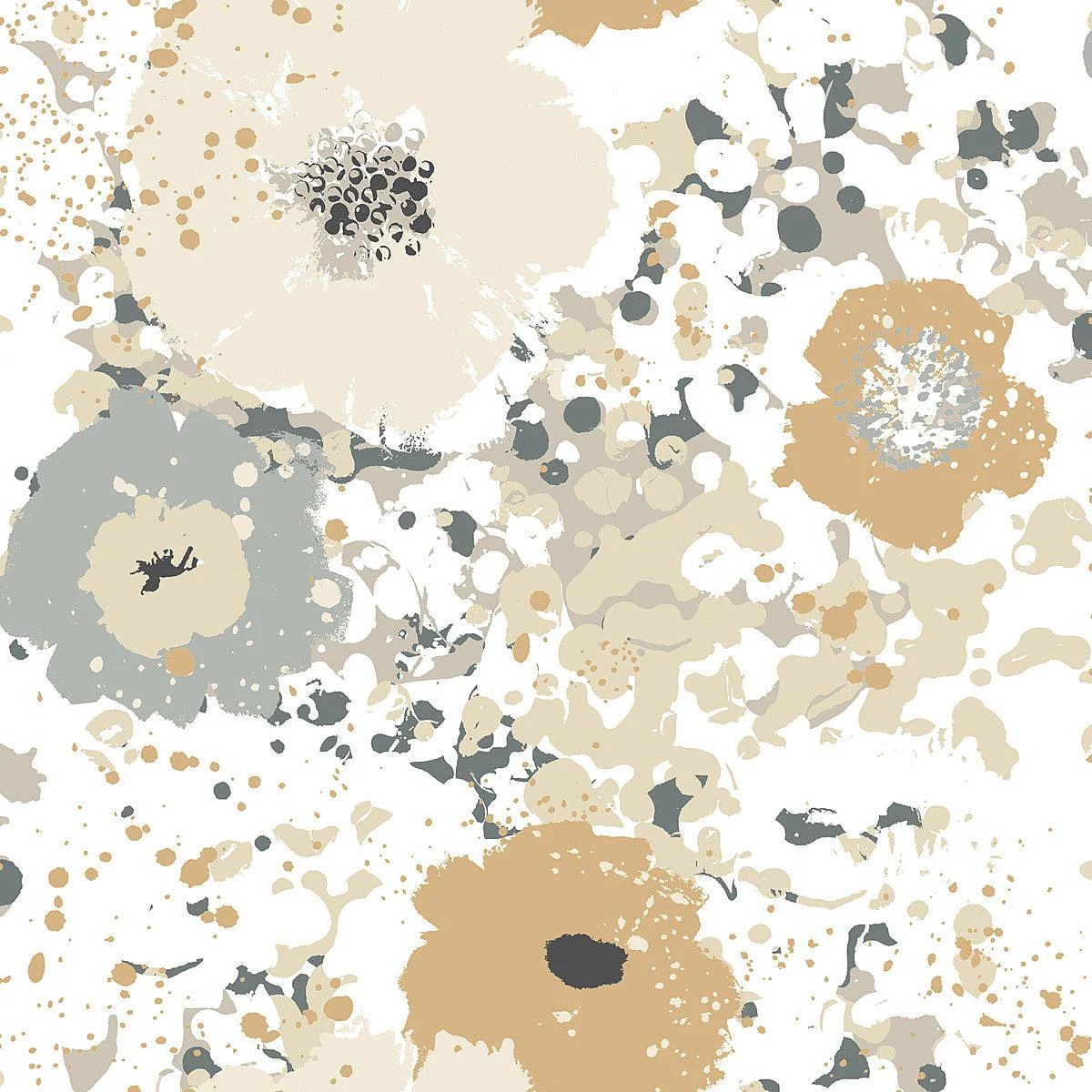 Spontaneity Wallpaper // Black Metallic