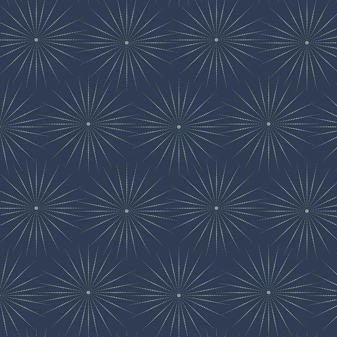 Starlight Wallpaper // Blue & Silver