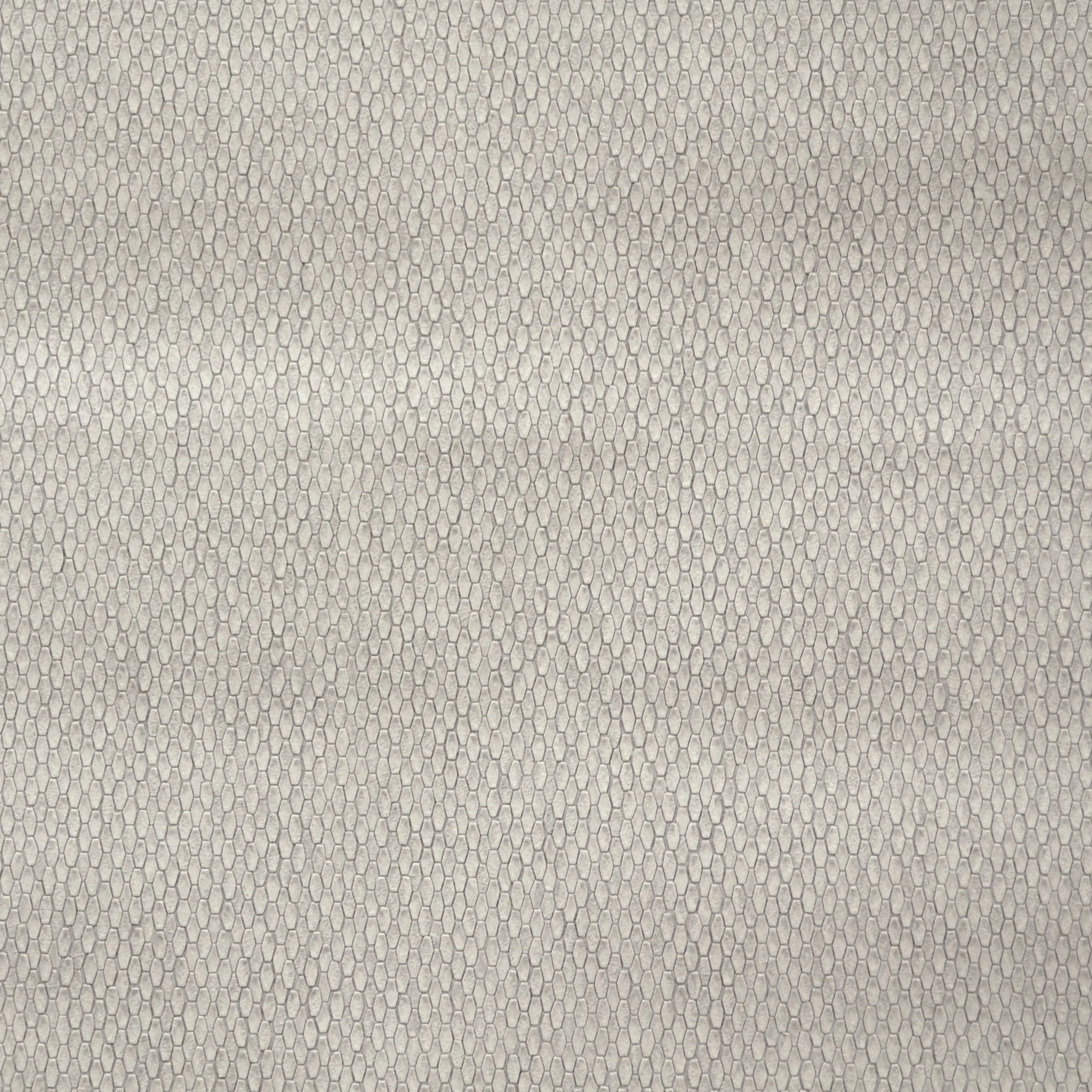 Stretched Hexagons Wallpaper // Grey
