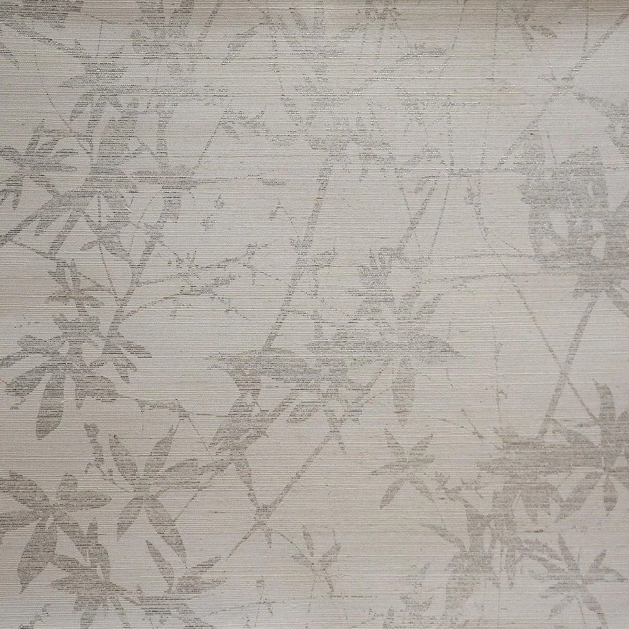 Sylvan Wallpaper // Silver & White