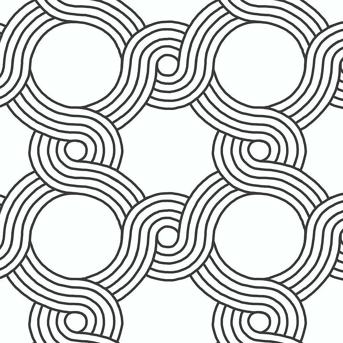 The Twist Wallpaper // Black