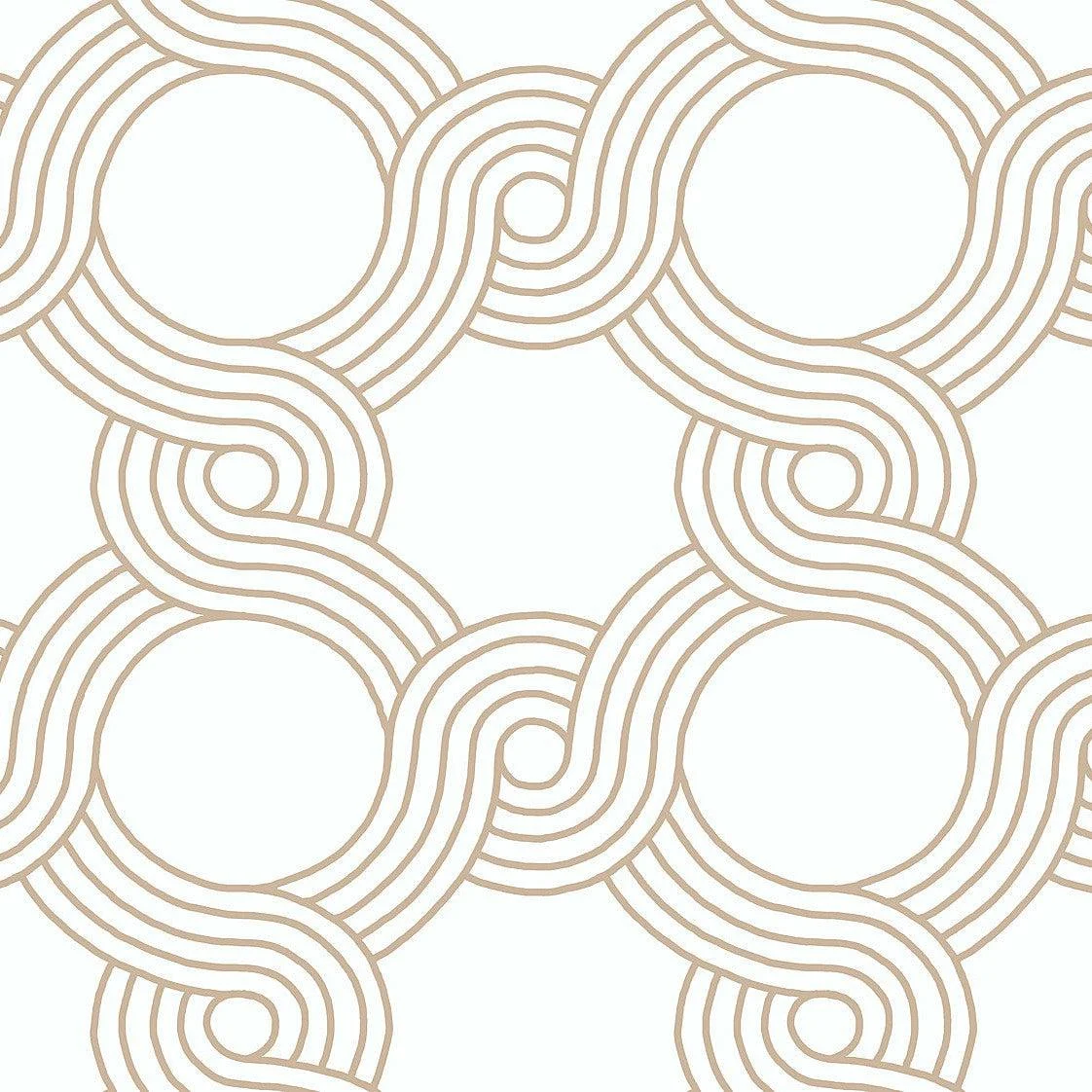 The Twist Wallpaper // Gold