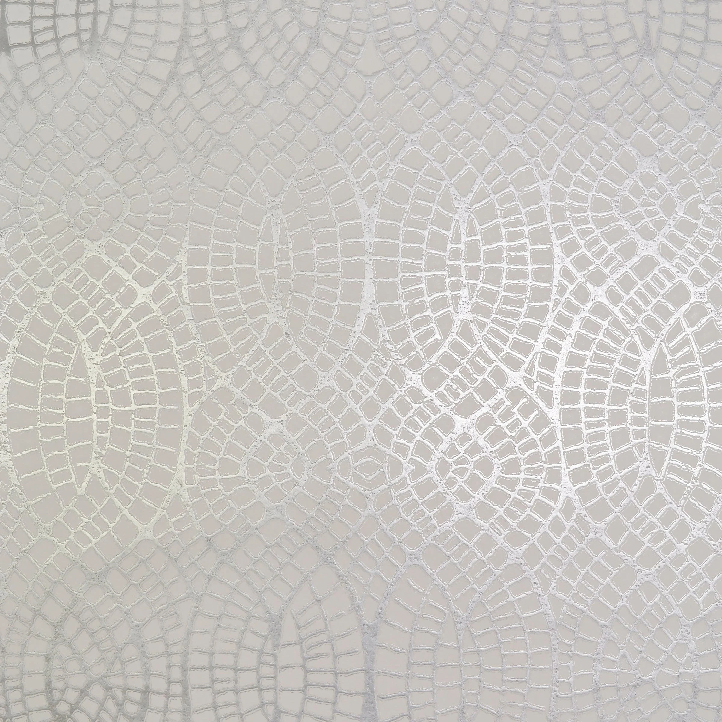 Tortoise Wallpaper // White & Silver