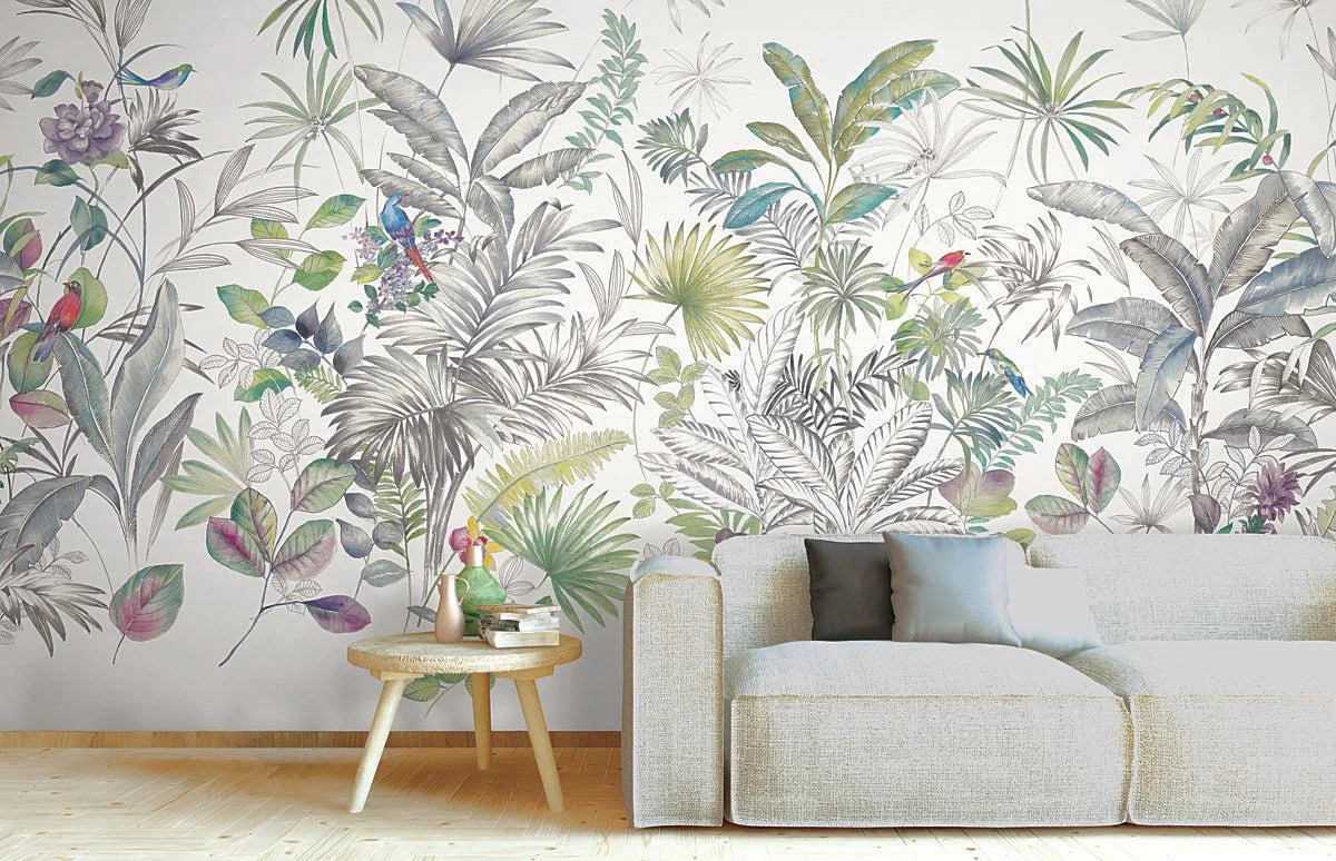 Tropical Wall Mural // Green