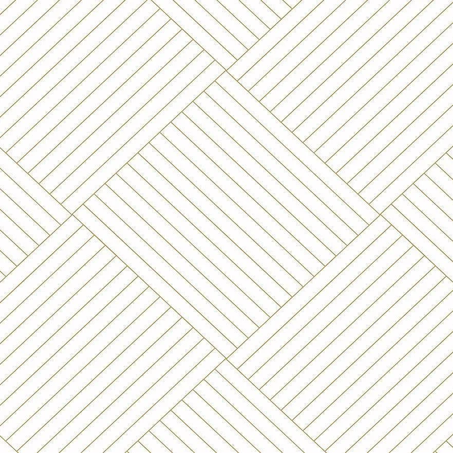 Twisted Tailor Wallpaper // Gold