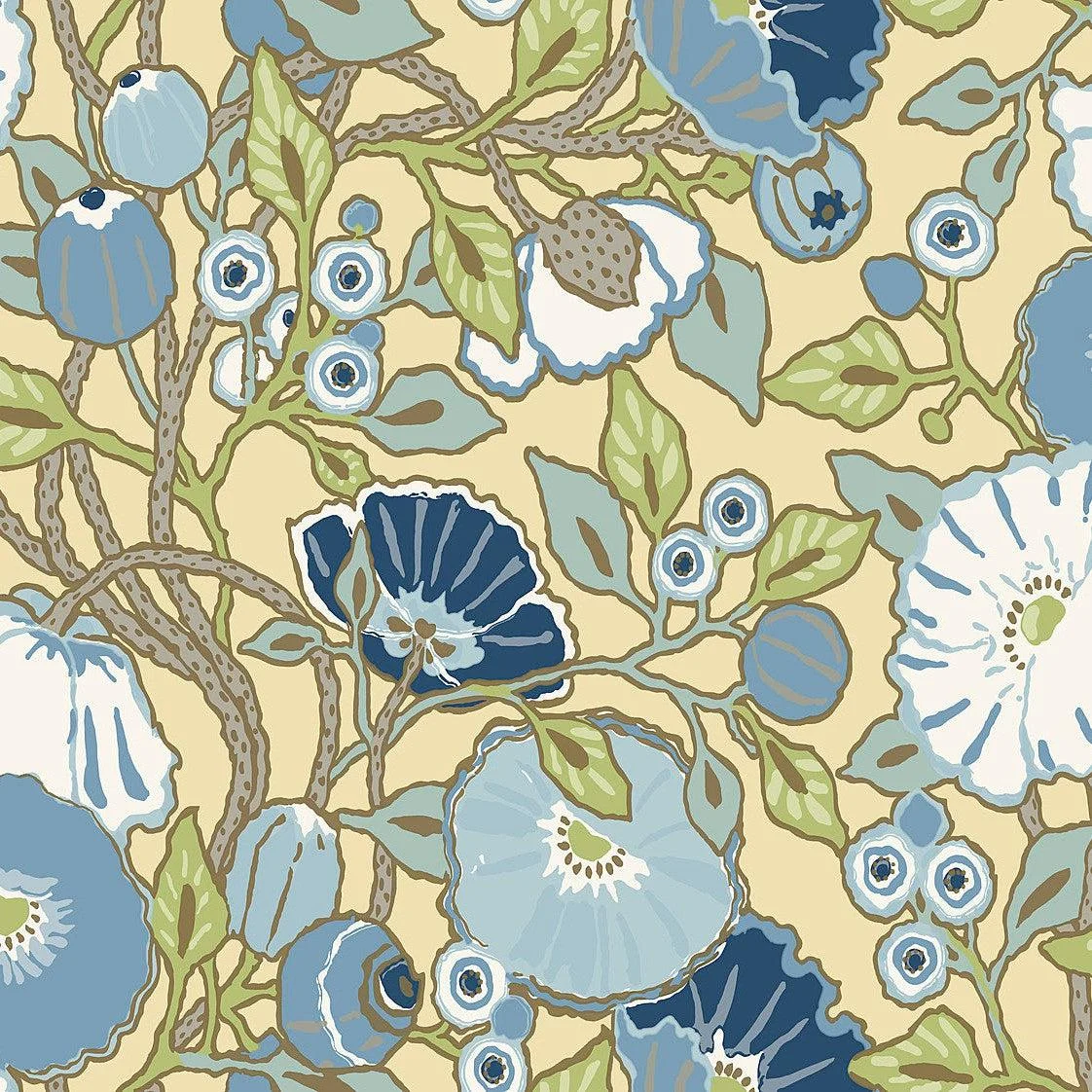 Vincent Poppies Wallpaper // Sunflower