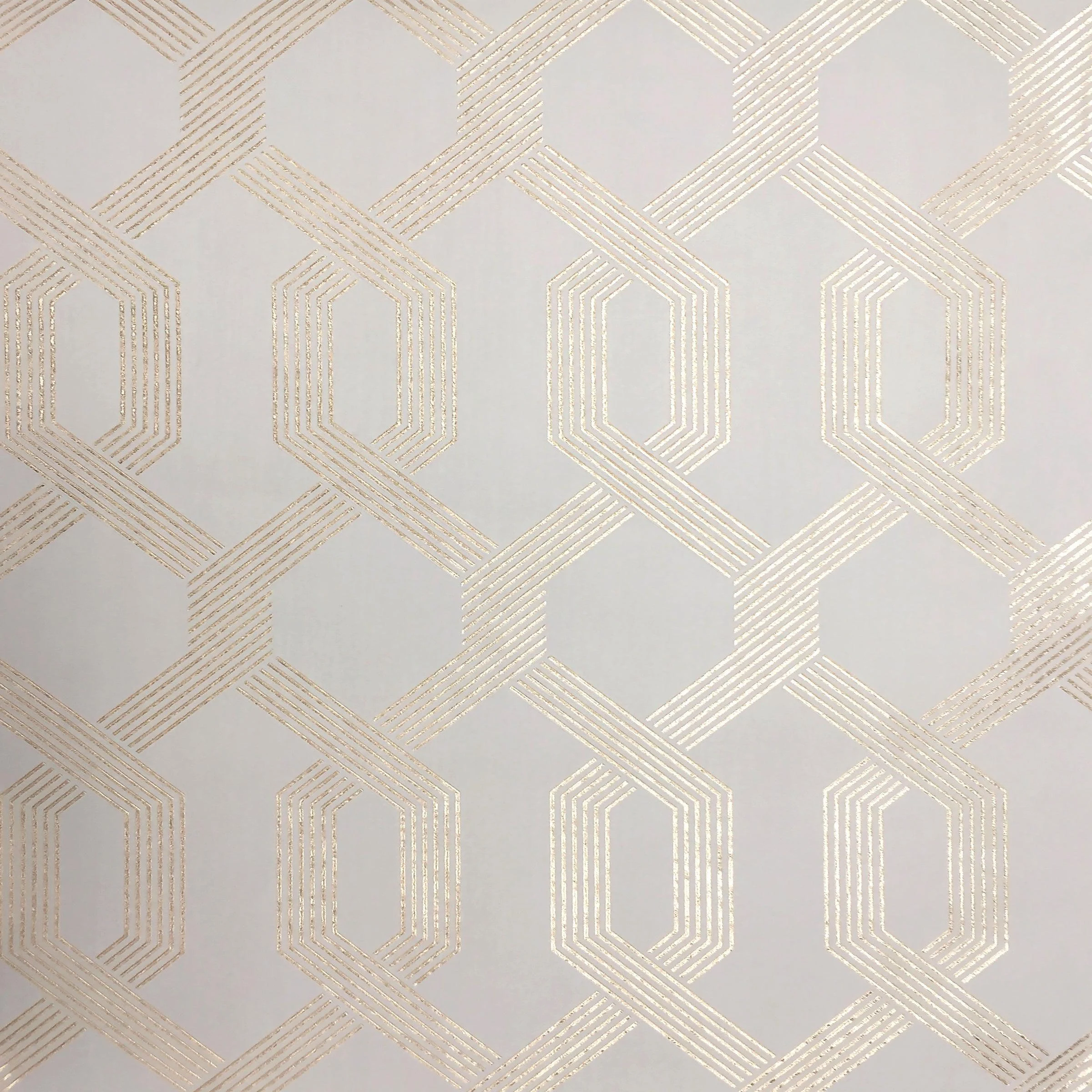 Viva Lounge Wallpaper // Gold Metallic