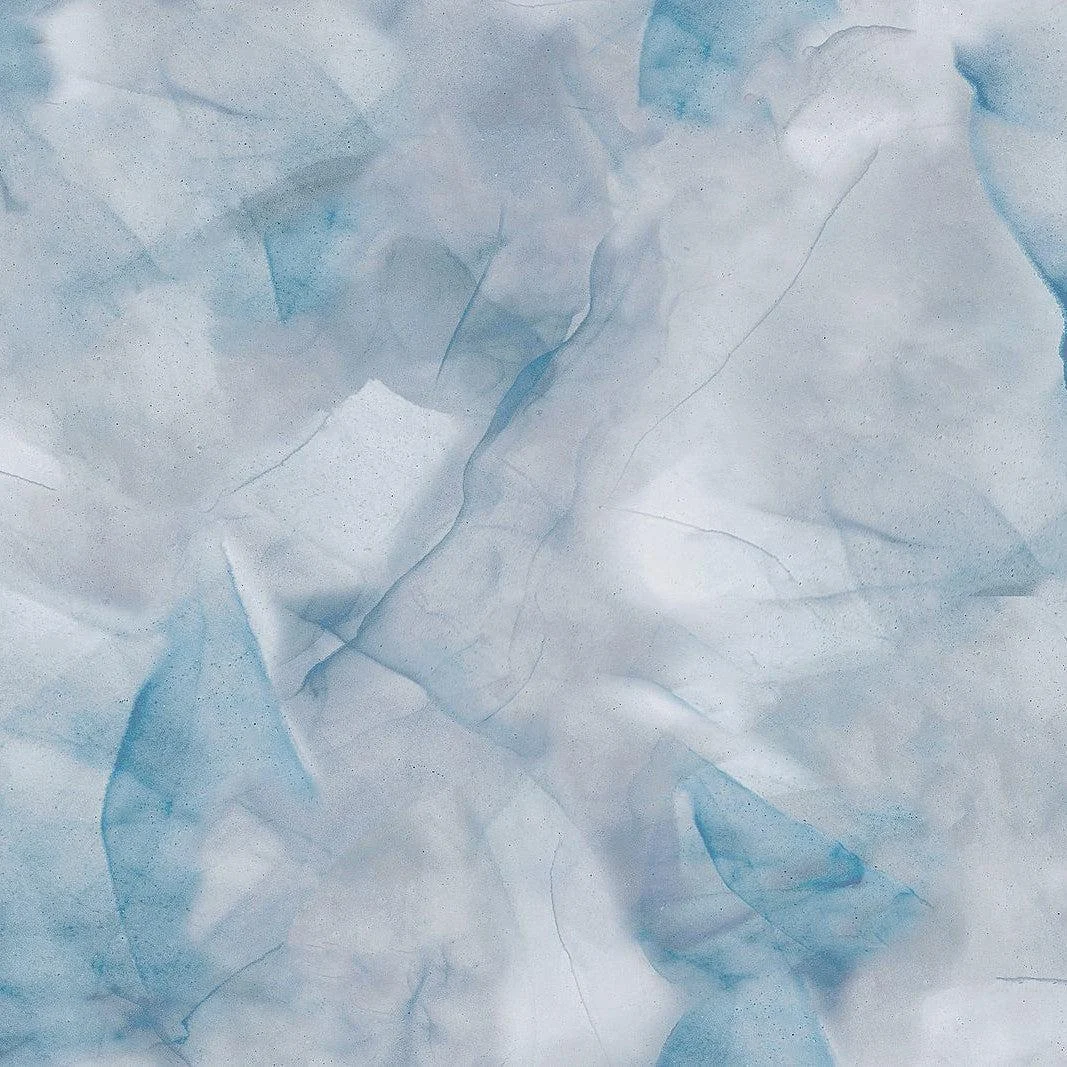 Watercolor Silks Peel & Stick Wallpaper // Blue