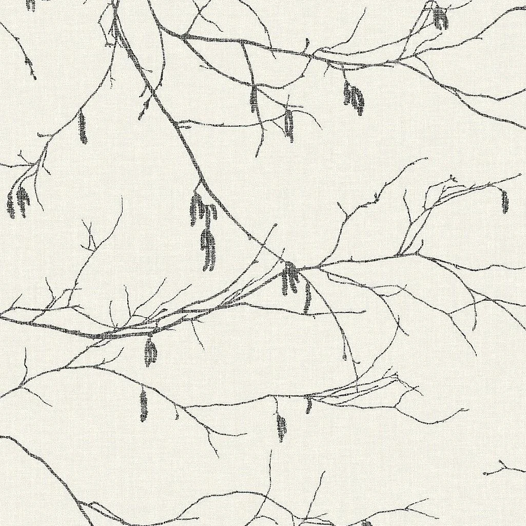 Winter Branches Wallpaper // White