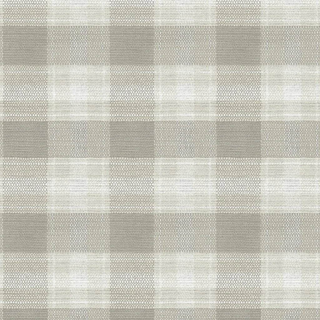 Woven Buffalo Check Wallpaper // Linen