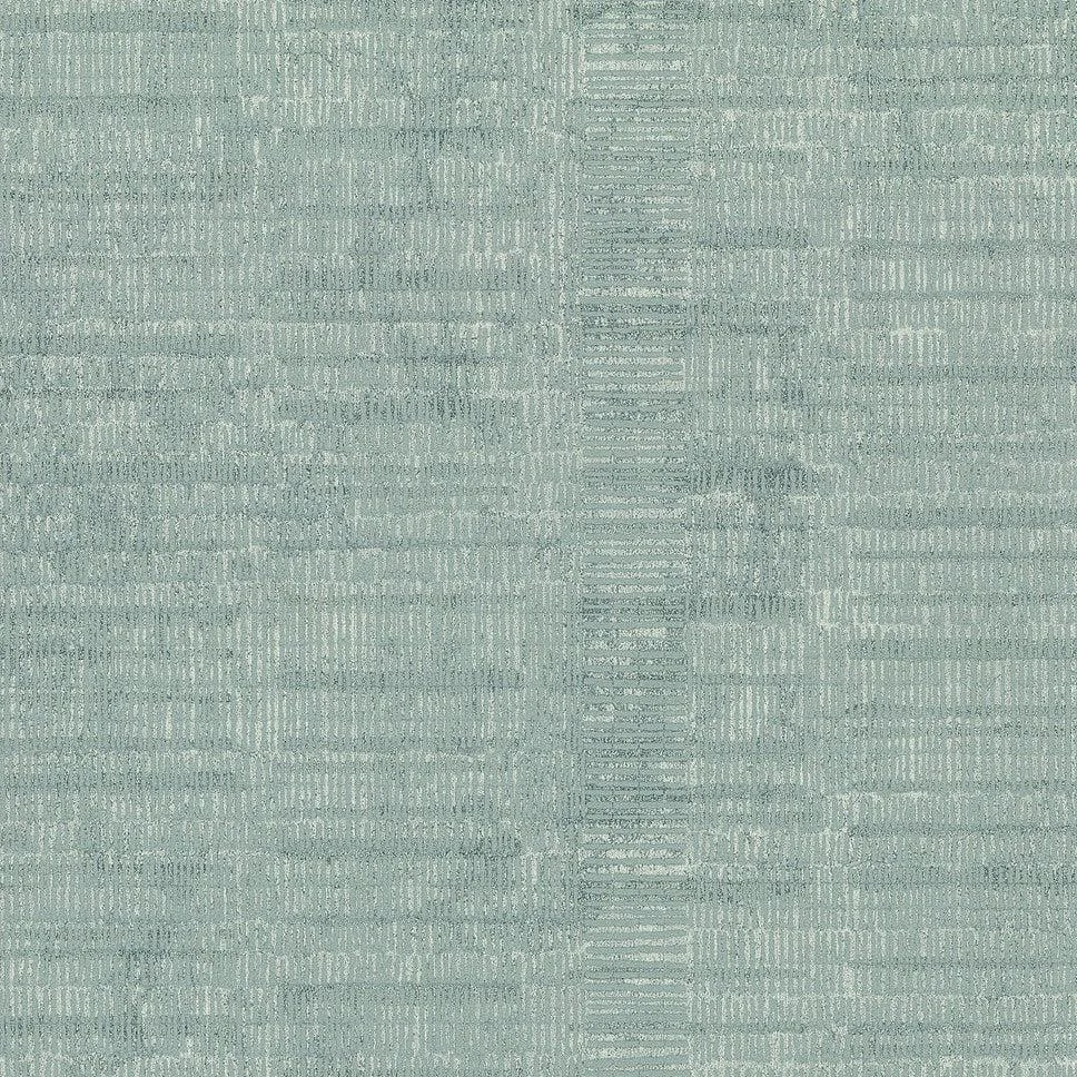 Woven Stripe Wallpaper // Teal