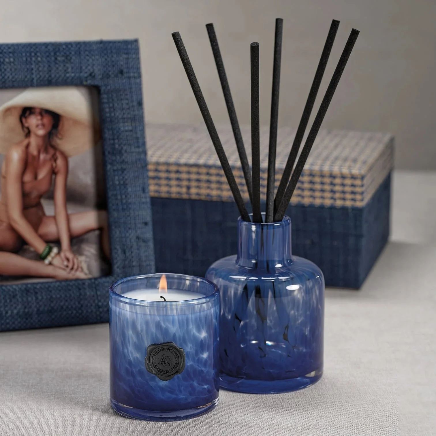 Apothecary Guild Opal 120 ml Glass Reed Diffuser in Gift Box