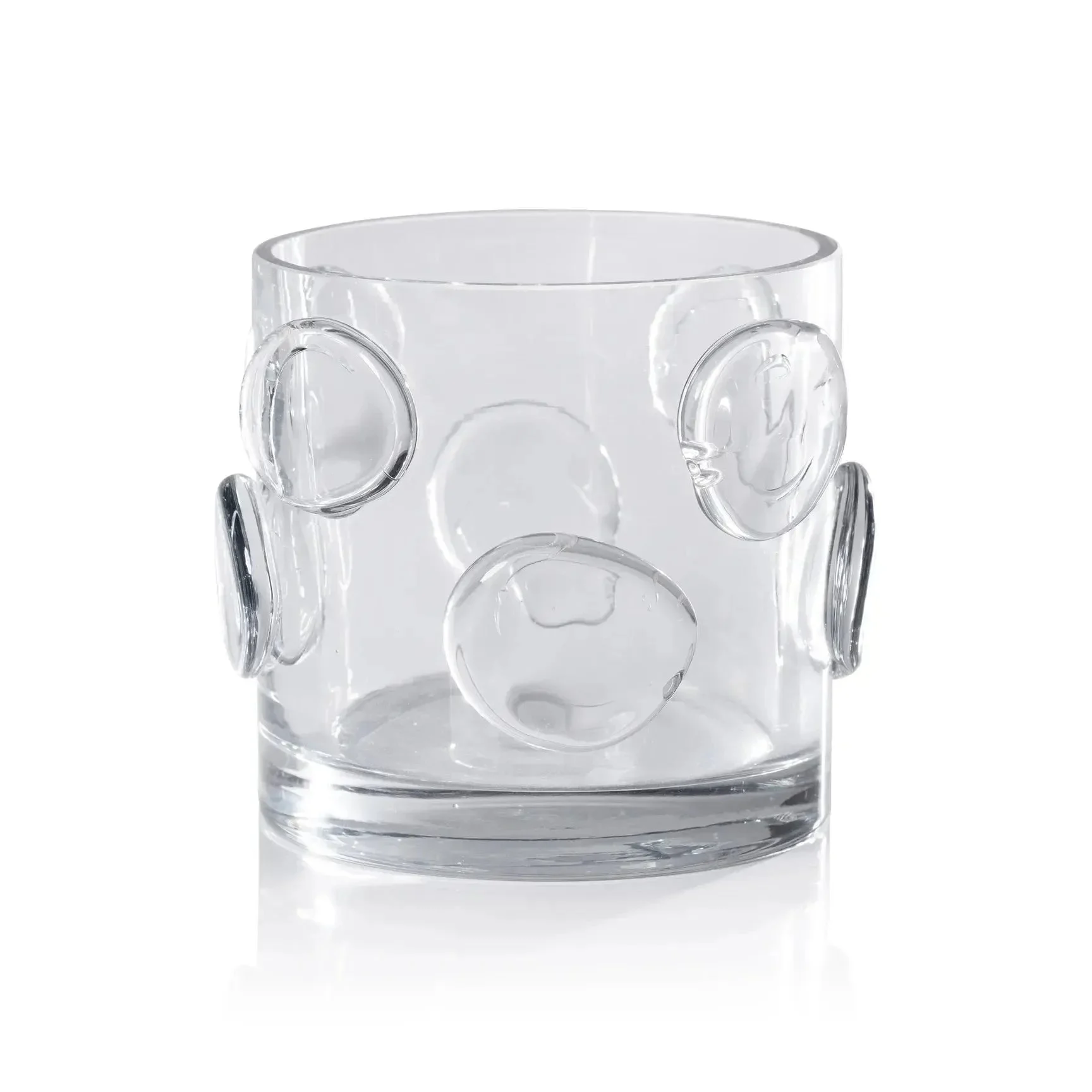 Celeste Bauble Short Vase // Clear