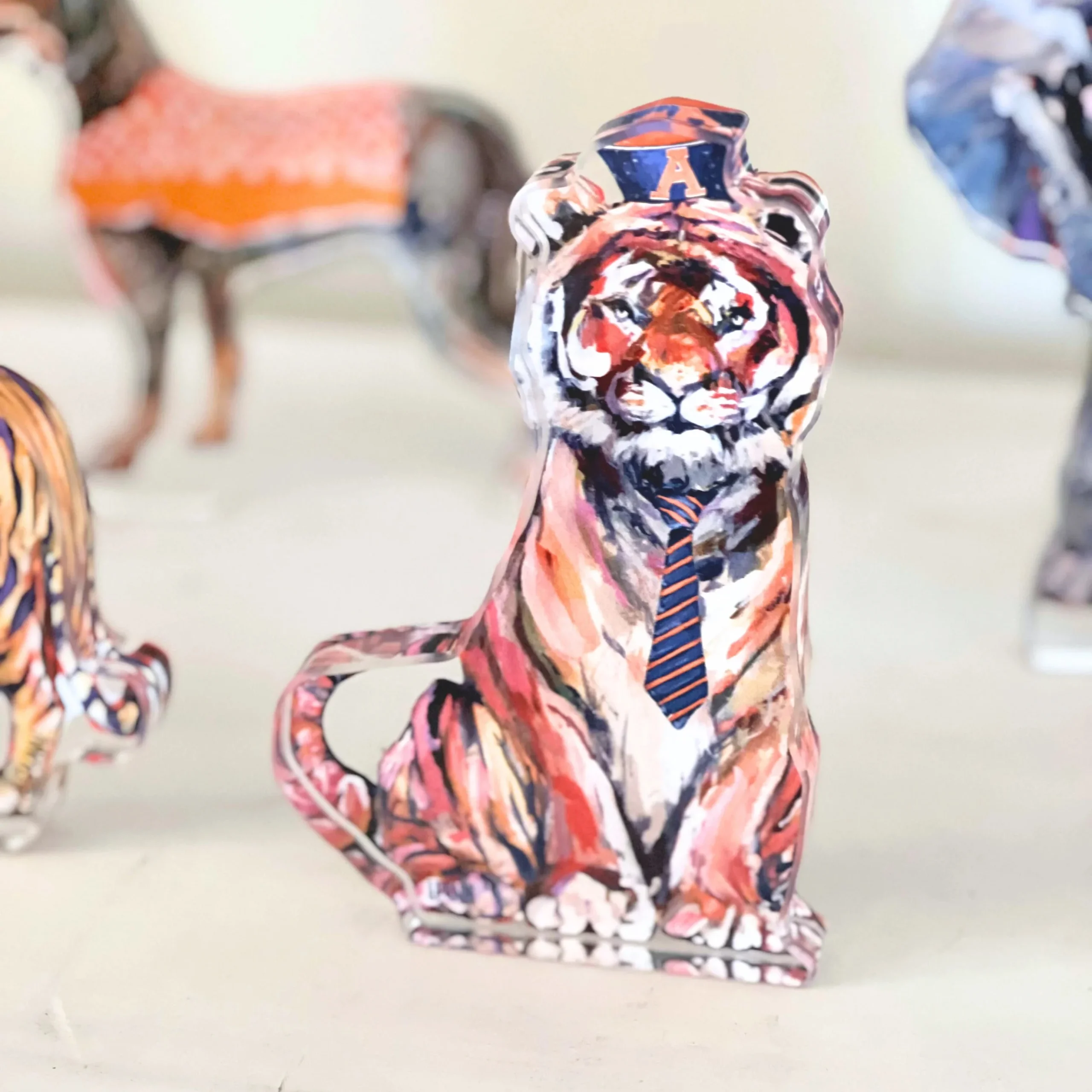 Lauren Dunn Auburn Acrylic Tiger